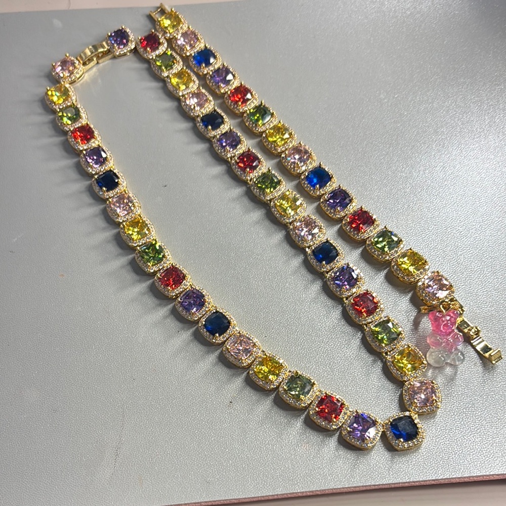 Carolina Herrera  necklace Multicolor Gemstone Necklace